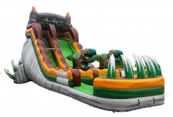 Dino 18ft Water Slide