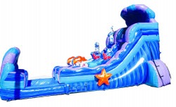 Mermaid 15ft Water Slide